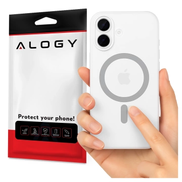 Kryt pre Apple iPhone 16 Pro Max Alogy MagSafe Hybrid Matte Case Matný kryt s ochranou šošovky čierny