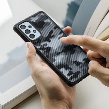 Чохол Ringke Fusion Matte tpu з рамкою для Samsung Galaxy A73 чорний