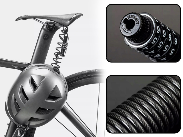 Велосипедний замок RockBros T609 Black