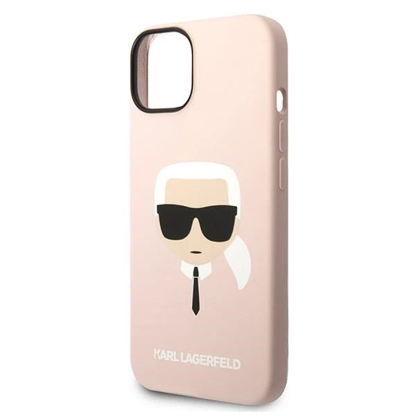 Etui Karl Lagerfeld KLHCP14MSLKHLP pre iPhone 14 Plus 6,7" pevné puzdro Silikónová Karlova hlava