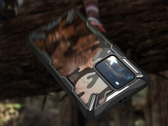 Etui Ringke Fusion X pro Huawei P40 Camo Black