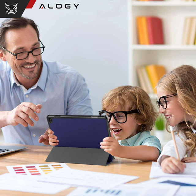 Tablet case for Lenovo Tab M10 3gen 3 GEN 10.1 2022 TB328FU TB328XU housing Case Alogy Book Cover Navy blue