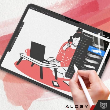 2x Folia matowa Alogy Matte Paper Screen Feel для Apple iPad Air 6 13" 2024 / iPad Pro 13" 2024