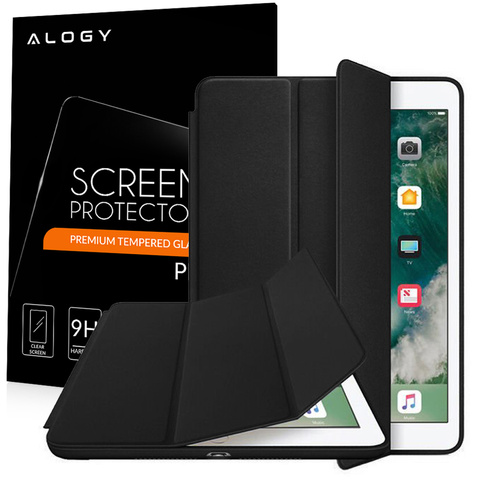 Apple iPad 9.7 2017/2018 Black Glass Smart Case