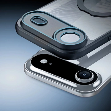 Etui do iPhone 17 Air Dux Ducis Aimo Mag Pierścień Podstawka Czarne
