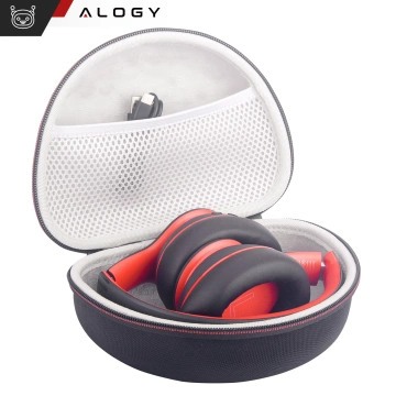Захисний чохол для навушників JBL Tune 600/510/500/460/450 Alogy Hard Case захисний чохол на блискавці чорного кольору