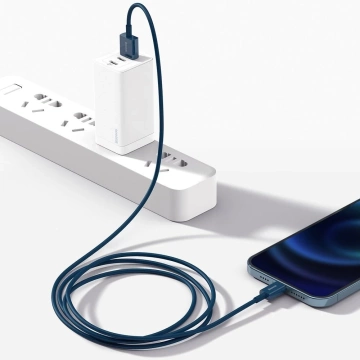 Baseus Superior kábel USB - Lightning 2,4A 2 m Niebieski (CALYS-C03)