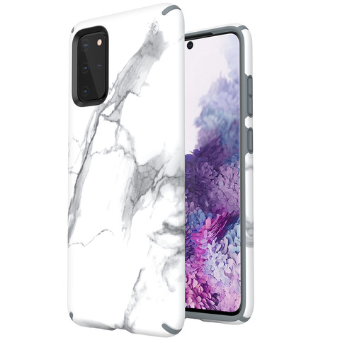 Etui obudowa Speck Presidio Inked do Samsung Galaxy S20 Plus Marble Matte Grey
