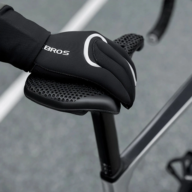 Rękawiczki Rowerowe Rockbros Wodoodporne Pełne S/M Czarne