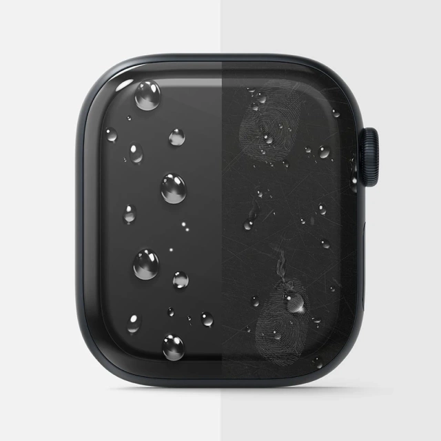 3x Ochranné puzdrá na Apple Watch 10 46 mm Ringke Dual Easy 3-balenie, priehľadné