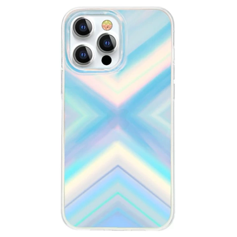 Kingxbar Streamer Series Luxury Elegant Case for iPhone 13 Pro Blue (Triangle)
