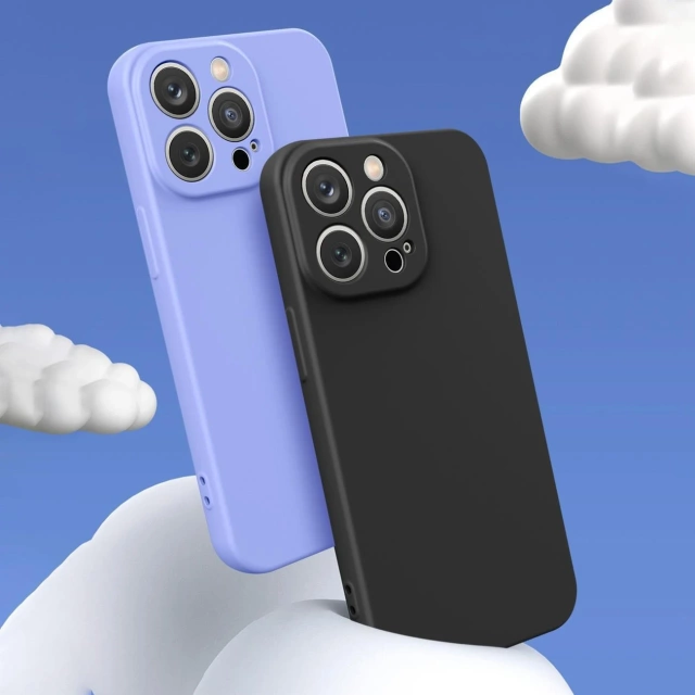 Силіконовий чохол для Samsung Galaxy A14/A14 5G silicone case фіолетовий