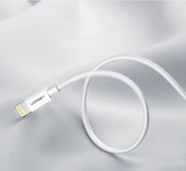 Ugreen cable USB - Lightning MFI 1m 2.4A white (20728)