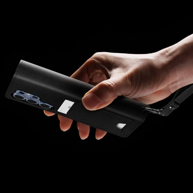 Peněženka Spigen Wallet pro Samsung Galaxy S25 Ultra černá "S"