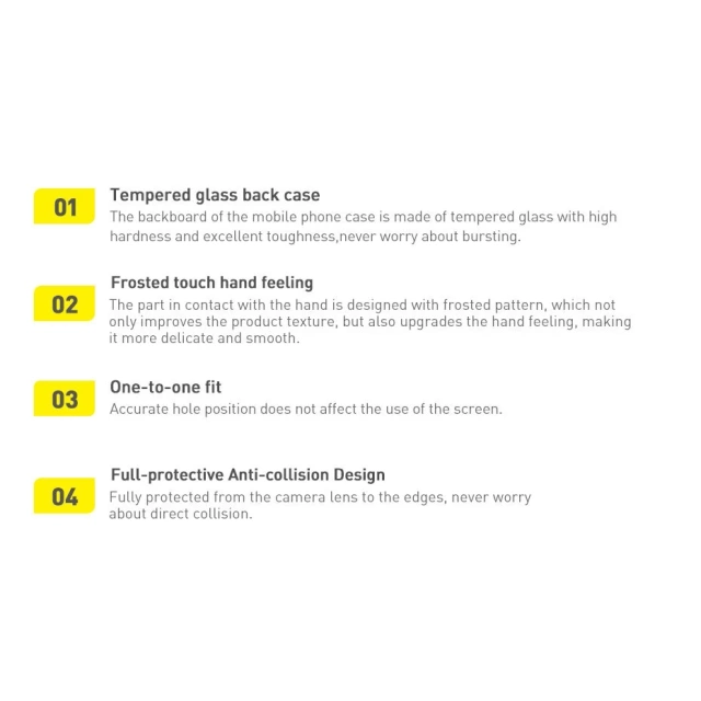 Kryt matného skla Baseus pre iPhone 13 pro max pevný kryt s priehľadným gélovým rámom (arws000802)