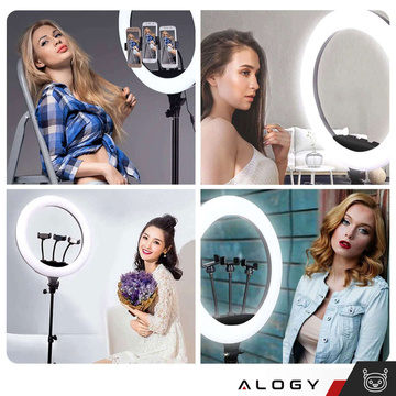 Foto lampa Kozmetický statív Alogy Ring M45 na fotenie makeupu
