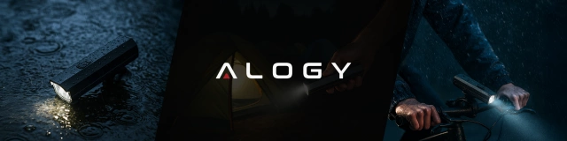 Велосипедний ліхтар Передній світлодіодний передній ліхтар Велосипедне освітлення Водонепроникний IPX5 Alogy P12 Велосипедний ліхтар чорний