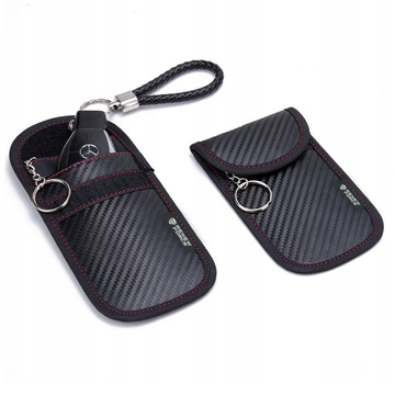 Anti-theft key case Anti-theft smart wallet RFID card holder black