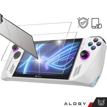 2x tvrzené sklo pro Asus ROG Ally pro Alogy Screen Protector Pro 9H Obrazovka konzoly