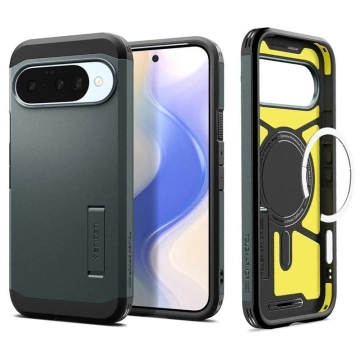 Etui Ochronne do Google Pixel 10 / 10 Pro Spigen Tough Armor Mag MagSafe Abyss Green