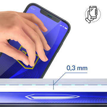 Скло для Samsung Galaxy S23 FE 3mk FlexibleGlass гібридний екран Glass 7h