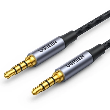 Kábel UGREEN kábel AUX mini jack 3,5 mm - mini jack 3,5 mm 2 m čierny (AV183)