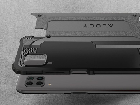 Puzdro Alogy Hard Armor pre Huawei P40 Lite / Nova 6 SE šedé