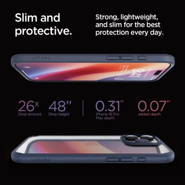 Захисний чохол Spigen Ultra Hybrid для iPhone 16 Pro Max Navy Blue
