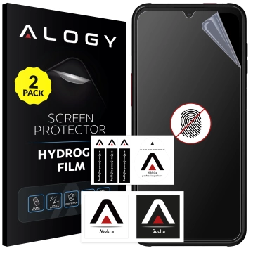 2x Folia "MATOWA" do Samsung Xcover 6 Pro Hydrożelowa Alogy HydroSkin Matte Pro™ na ekran do etui "BEZ ODCISKU PALCÓW"