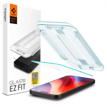 Tvrzené sklo Spigen Glas.Tr "Ez Fit" pro iPhone 16 Pro Max Clear