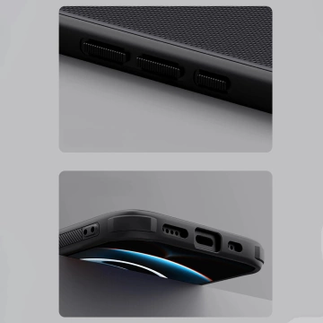 iPhone 16e Case Nillkin Frosted Shield Pro MagSafe Black