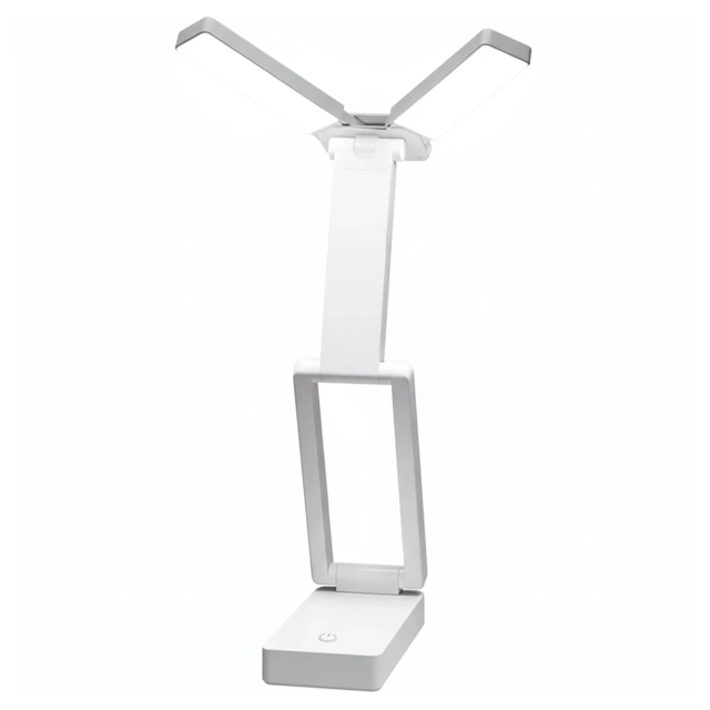 Lampa biurkowa LED 3600 mAh – regulacja natężenia i barwy światła, składana konstrukcja, zasilanie USB-C – Alogy LumiCharge Pro™ Biała