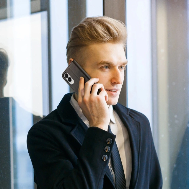 Чохол Dux Ducis Hivo для Samsung Galaxy S25 Edge з RFID-захистом та фліпом