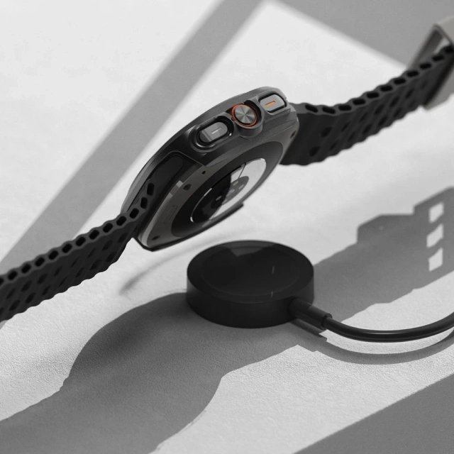 Etui ze szkłem Ringke Slim & Tempered Glass do Samsung Galaxy Watch Ultra (47 mm) Titanium Black