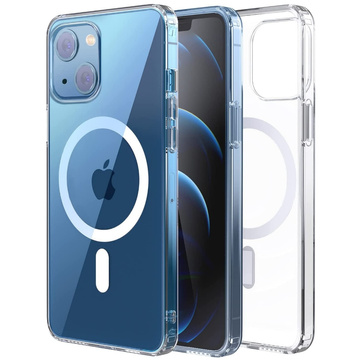 Чохол MagSafe Alogy Ultra Slim Mag для зарядних пристроїв Qi для iPhone 13 Mini Transparent