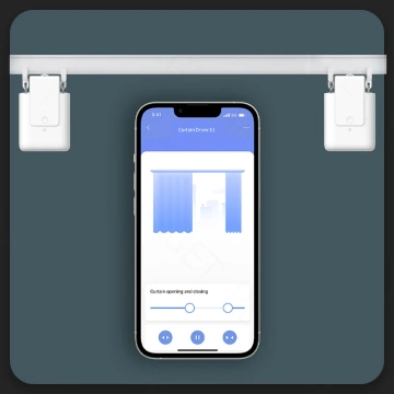 Ovládač závesov Aqara E1 TRACK Motor Zigbee