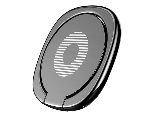Металевий тримач для телефону Baseus Ring Desktop Bracket чорний