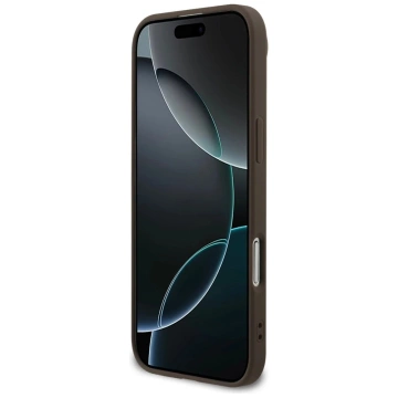 Etui Guess Hardcase 4G Big Metal Logo do iPhone 17 Air, brązowe