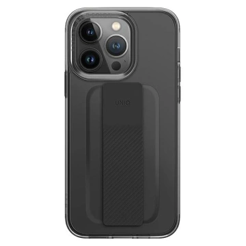 UNIQ Heldro Mount Hülle für iPhone 14 Pro 6.1" grau/rauchgrau