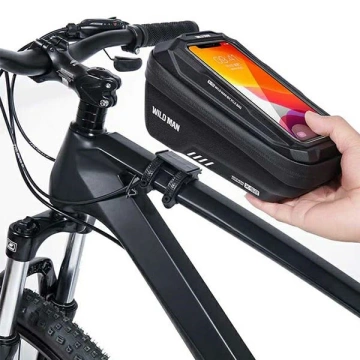 Case/bike holder WILDMAN XS2 frame bag black/black