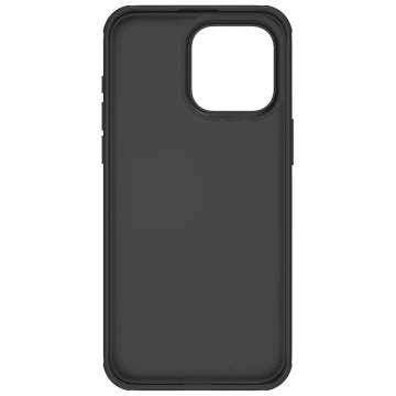 Nillkin Super Frosted Shield Pro verstärkte Hülle für iPhone 15 Pro Max – Schwarz