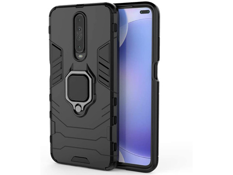 Чохол Alogy Stand Ring Armor для Xiaomi Poco X2 black Glass