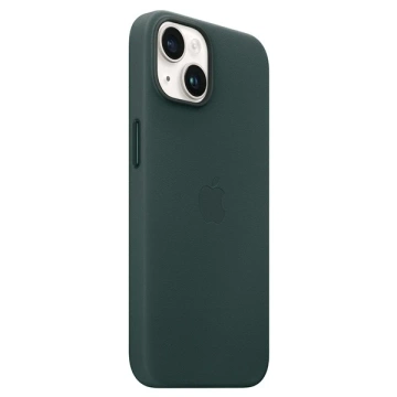 Kožené puzdro Apple MPPA3ZM/A pre iPhone 14 Plus 6,7" zielon/lesná zelená MagSafe