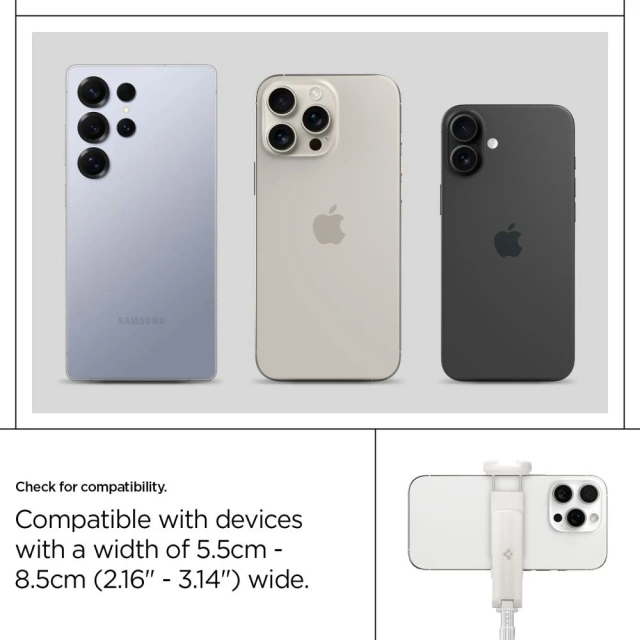 Selfie tyč Spigen S541W so statívom 146 cm s Bluetooth diaľkovým ovládaním