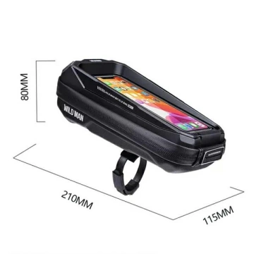 Držiak kufra/bicykla WILDMAN MS33 rámová taška čierna/čierna