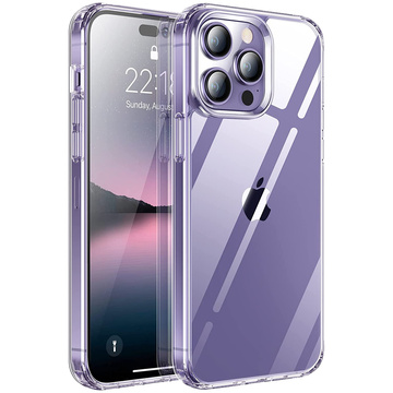 Etui ochronne obudowa Alogy Hybrid Case do Apple iPhone 14 Pro Przezroczyste + 3x szkło na ekran + 1x szkło na obiektyw