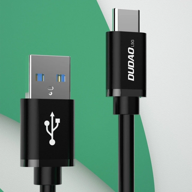 Кабель Dudao Кабель USB - USB Type C Super Fast Charge 1 м чорний (L5G-Black)