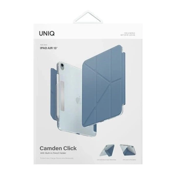 Etui Ochronne do iPad Air 13" (2024) UNIQ Camden Click Niebieskie