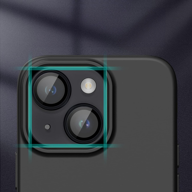 Osłona aparatu spigen optik.tr ”ez fit” camera protector 2-pack do iphone 14 / 14 plus / 15 / 15 Plus black