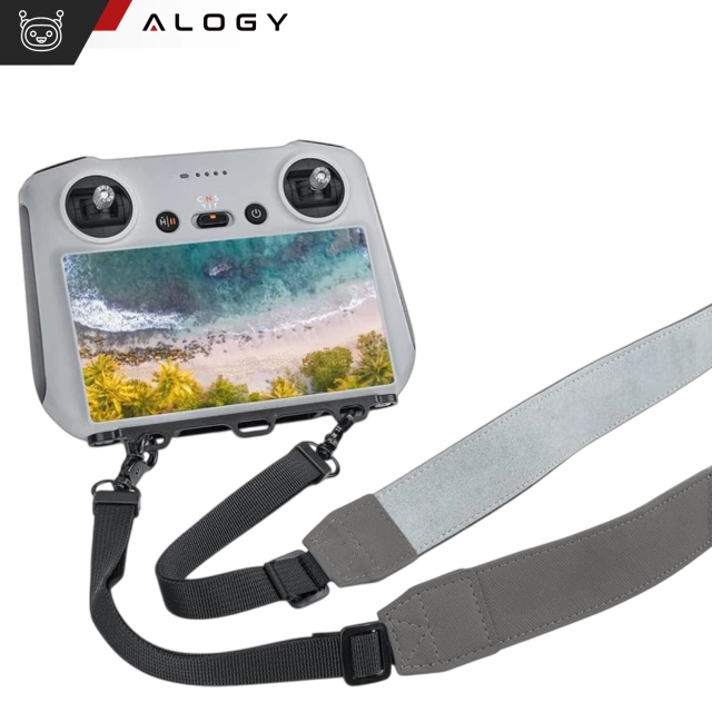 Ремінець Alogy на шию, на руку, для контролера дрона DJI Mini Pro Air, сірий
